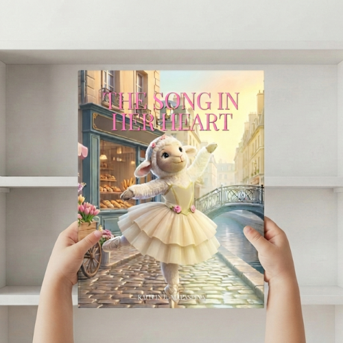 Lili the lamb storybook cover, free printable picture book about perseverance and getting back up