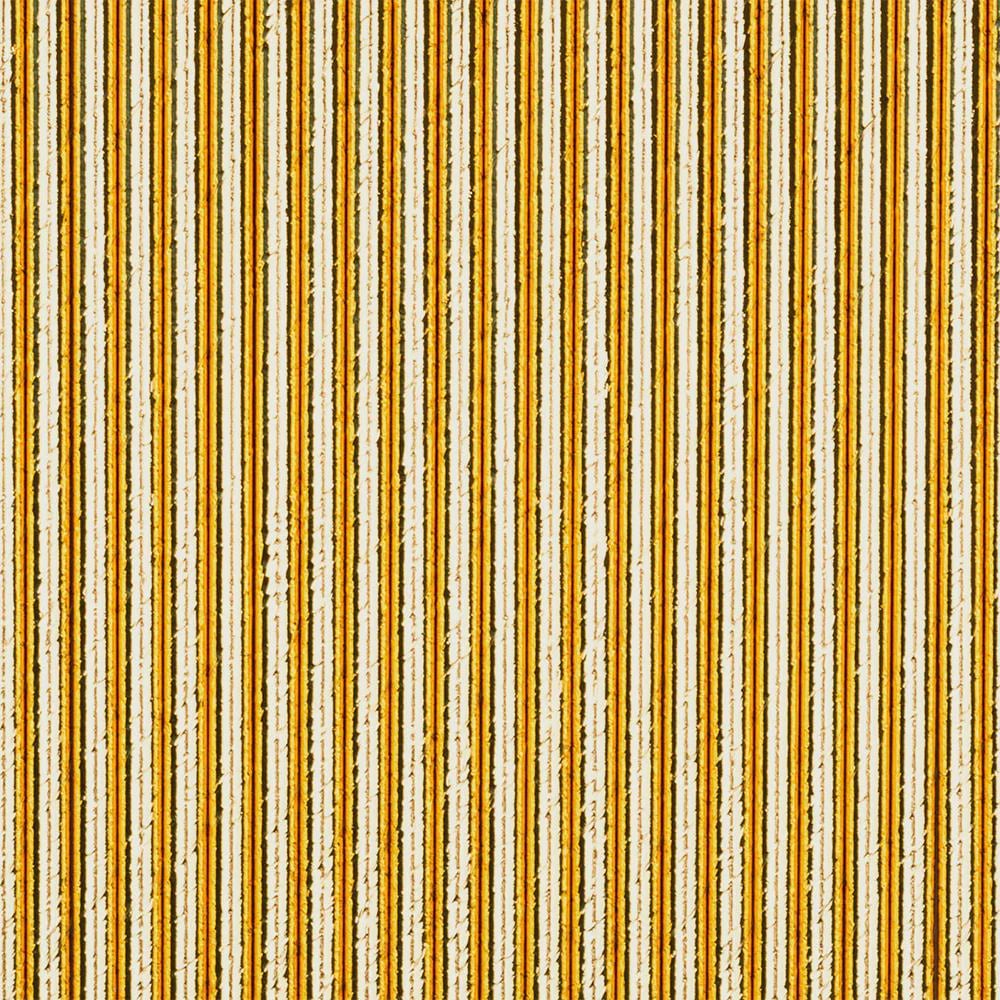 Gold Foil Paper Straws: Metallic Striped Party Tableware