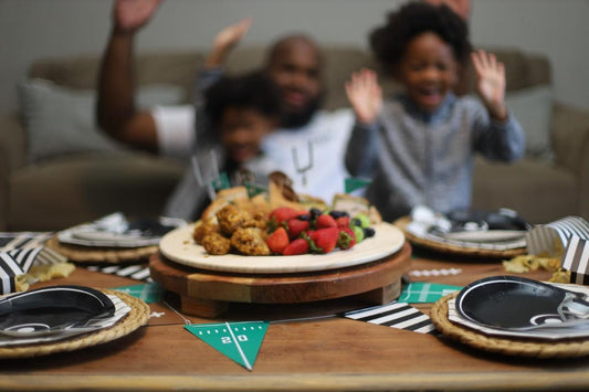 Football Helmet Appetizer Plates