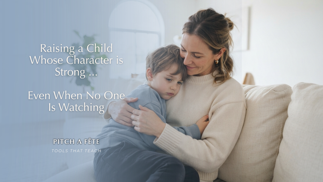 Raising A Child Whose Character Is Strong Even When No One Is Watching
