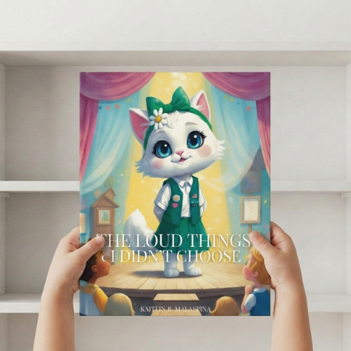 Daisy the Cat storybook cover, free printable picture book about being true to yourself