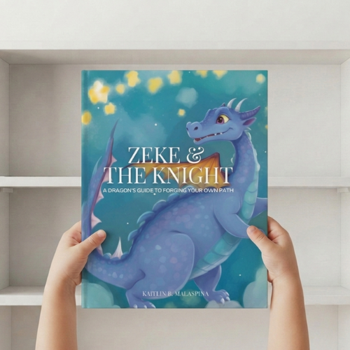 Zeke the Dragon storybook cover, free printable picture book about identity and courage