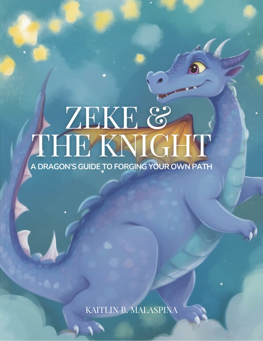 Zeke the Dragon storybook cover, free printable picture book about identity and courage